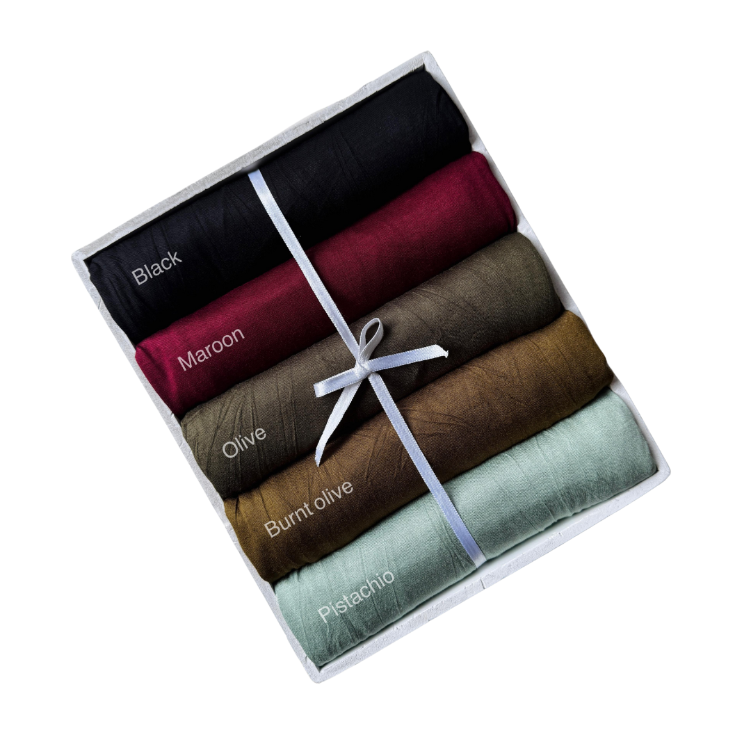 Zera's Jersey Hijab in Mix Colour - View 4